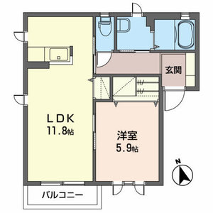 ガーデンヒルズＤ 201号室