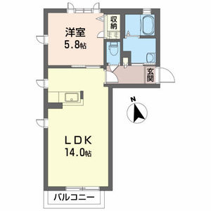 ガーデンヒルズＥ 101号室