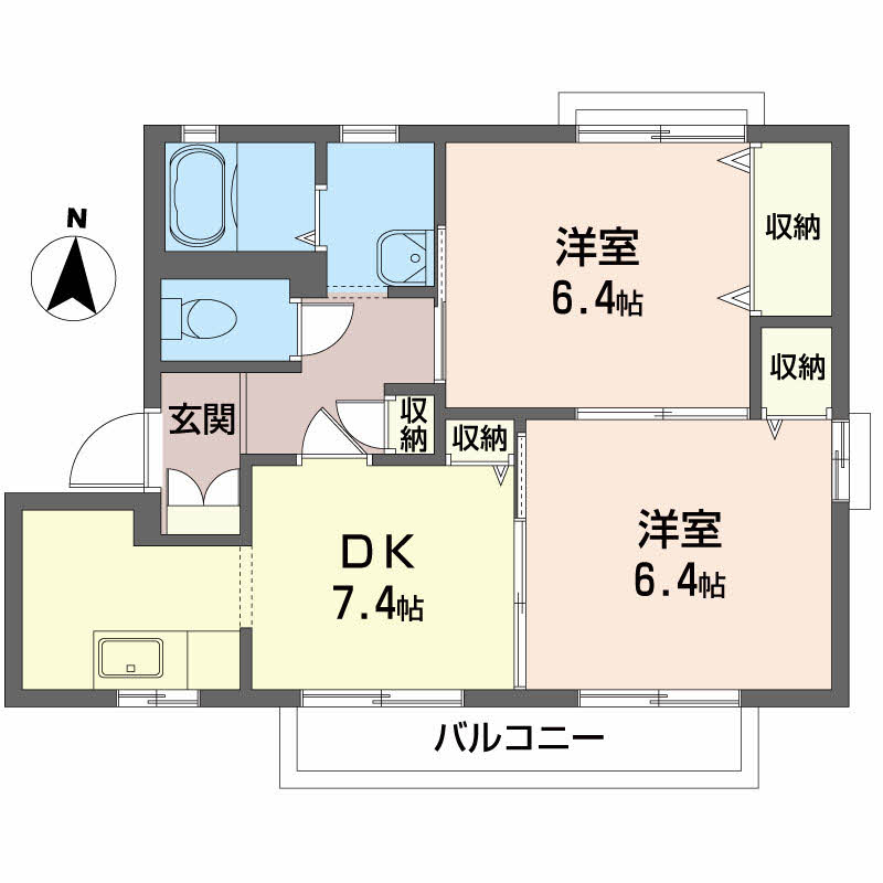 ドミールＢ 201号-16