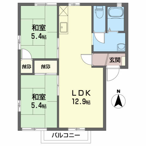 ヤマトハイツⅡＡ 202号-14