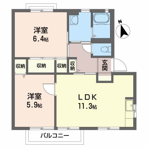 ディアス富田 201号-16