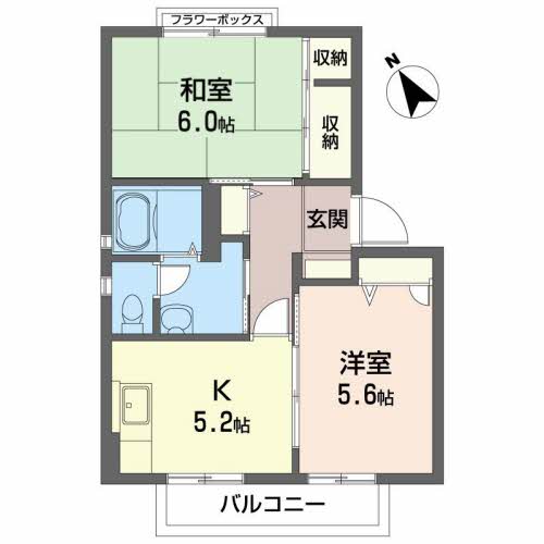 フローラルＦＵＪＩ　Ａ202-2