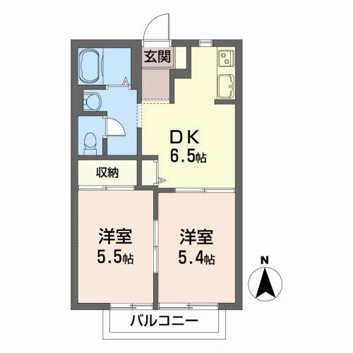 ドミール向山Ａ205-2