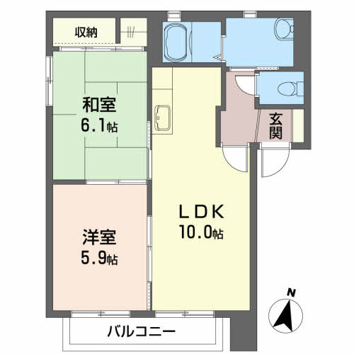 ハイライズＭＲⅢ　Ａ 101号-15