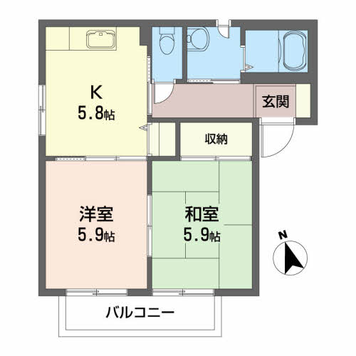 ドミールアイハラ 202号-16
