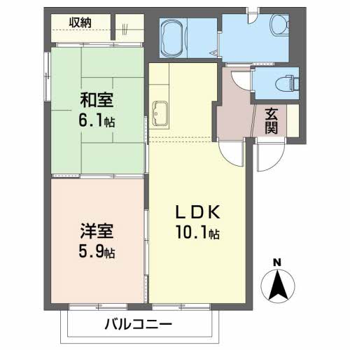 シャーメゾン・ラ・フォーレ　Ｂ 101号-16