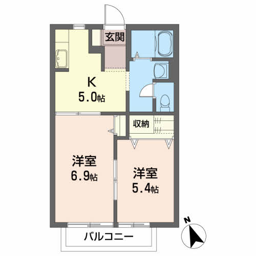プレッセ山根Ｂ201-2