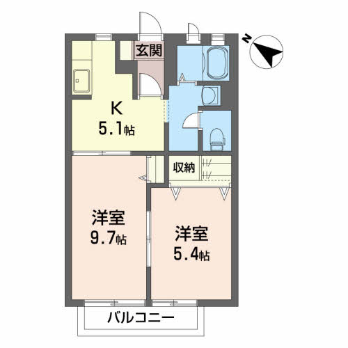 ベルハイム参番館B 201号-14