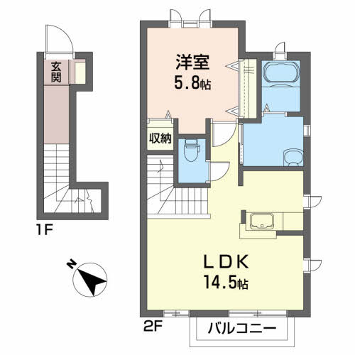 ソレアード・シェソワＤ 202号-16
