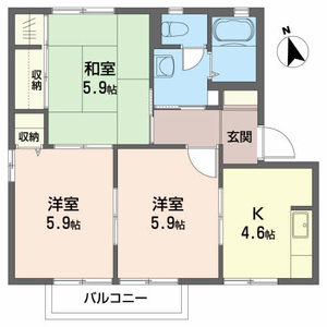 ヘルメスハイム 202号室