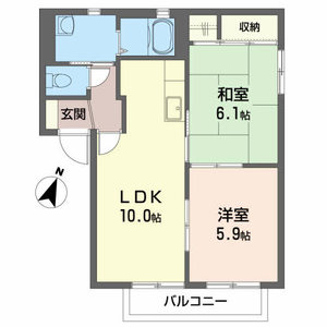 レジデンス２１　Ｃ 202号室