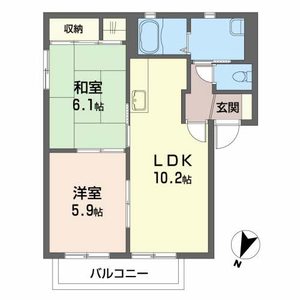 レジデンス２１　Ｄ 201号室