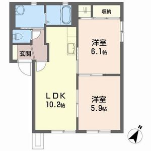 メゾンドブライトン　Ａ 102号室