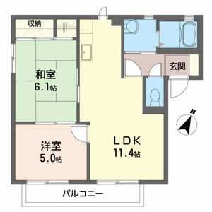 メゾンドブライトン　Ｂ 201号室