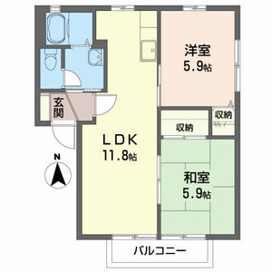 ディアス草野 102号室