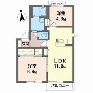 メルベーユサーラＡ 201号室