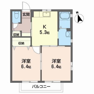 フレア中野Ⅱ 201号室
