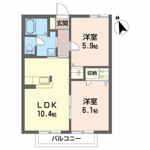 グリュック　レーベン 203号室