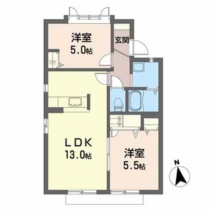 スカイ・リバーＢ 102号室