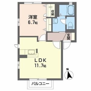 エコ・プリーマＢ 101号室