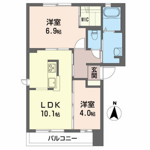 レジデンス西ノ郷Ｂ 101号室