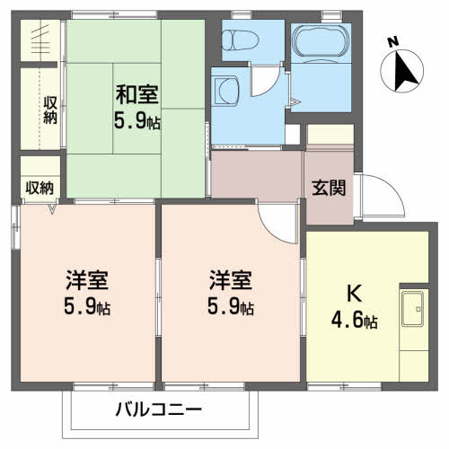 ヘルメスハイム 202号-15