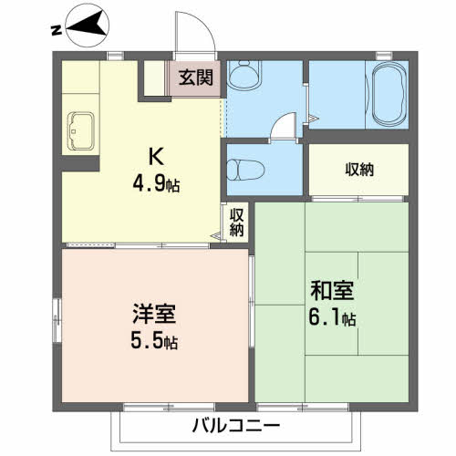 コーポ大黒屋Ｗ 205号-3