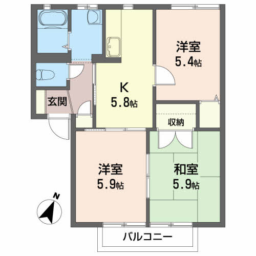 ヴィラエール 202号-16