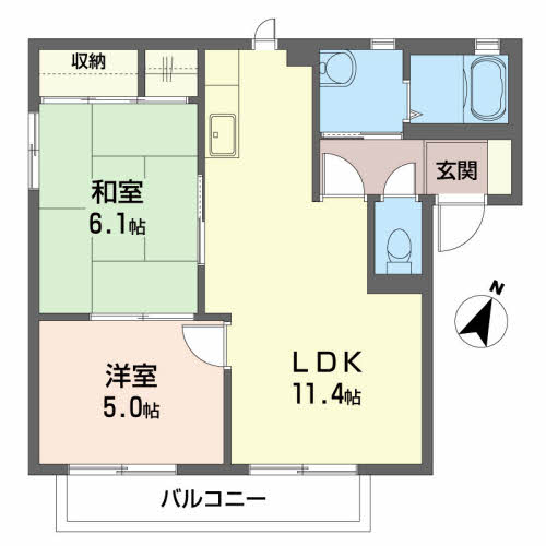 メゾンドブライトン　Ｂ 201号-13