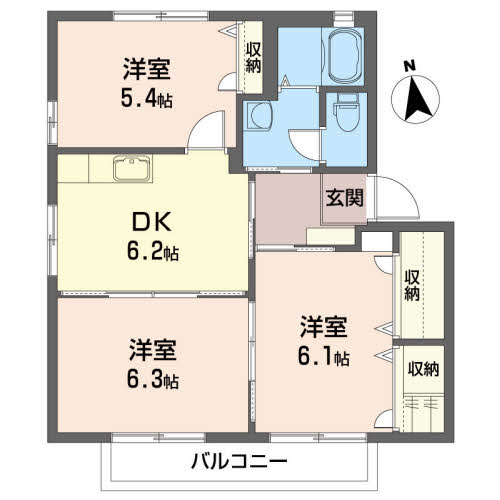 コーポヤナイＥ202-2