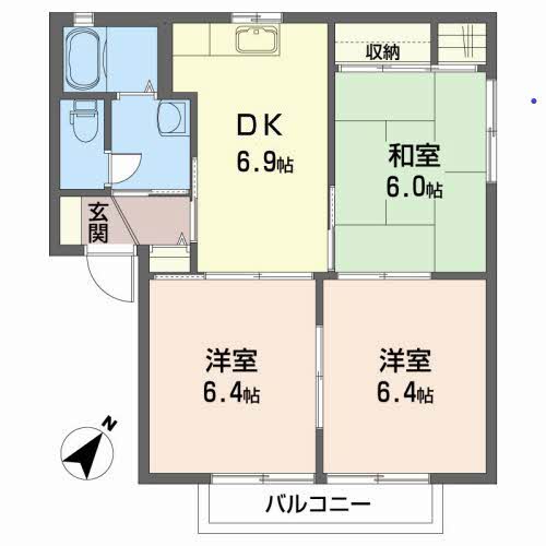 サンハイム　あおい202-2
