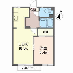 アパートメントハウス・アイリスＣ 206号室