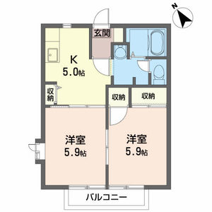 ディアス上堂　Ａ 203号-2