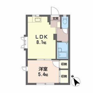 ディアス上堂　Ｂ 102号室
