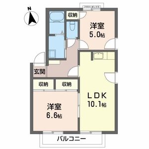 プチハウス花梨　Ａ 201号室