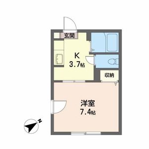 ディアス上堂　Ｆ 106号室