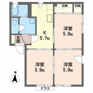 エスメラード　Ｂ 102号-16