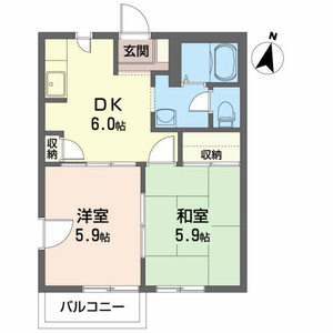 ガーネットハウス 203号-2