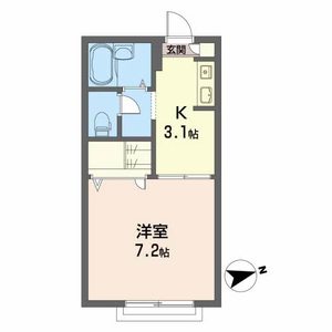 シャーメゾン・グリーンヒルズ 203号室