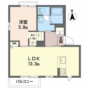 グランド　ソレイユ　Ｂ 102号室