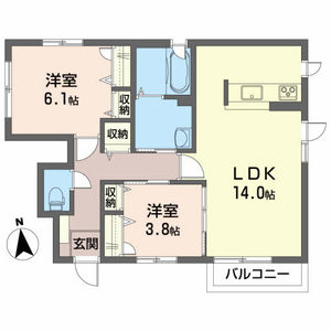 ブランシェ長橋台 101号室
