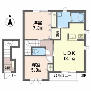サンボナール　Ａ 203号室