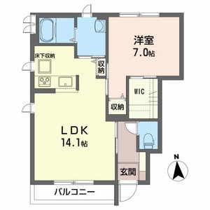 シャーメゾン津志田 101号室