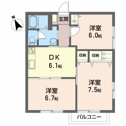 シャーメゾン　ラフィーネ 201号-15