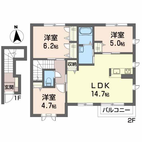 ベルデュール　Ａ 202号-2