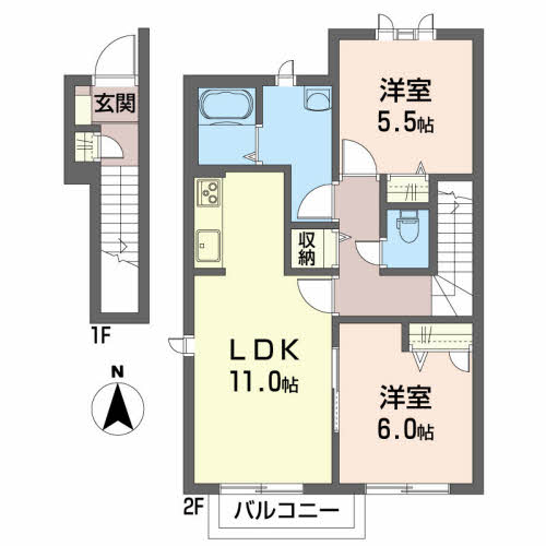ディアス盛南　Ｃ 202号-12
