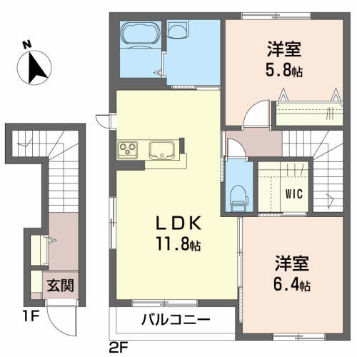 ミューローズ長橋Ⅱ　Ａ 201号-16