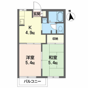 グランパティオ北上　Ｂ 202号-16
