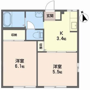 ディアス北田　Ｅ 102号-16