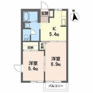 エス・カーサ 206号室